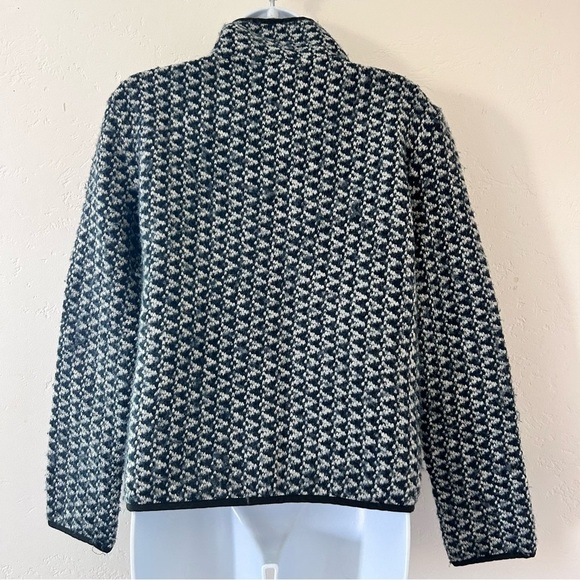 MADEWELL Harmonica Wool Blend Fuzzy Pullover Button Snap Henley Sweater Sz XS - Picture 8 of 12